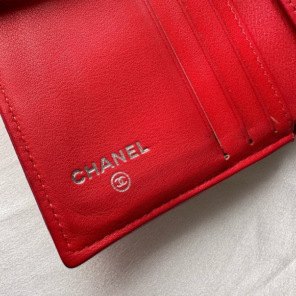 Chanel Authentic Wallet Red Caviar - Picture 11 of 16